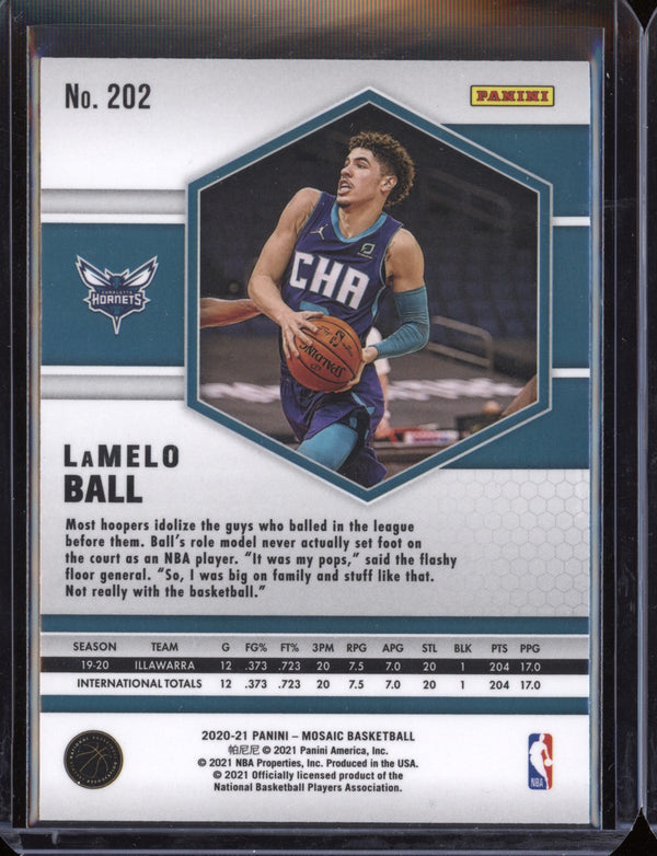 LaMelo Ball 2020-21 Panini Mosaic RC