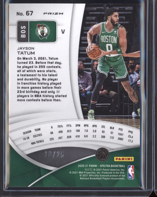 Jayson Tatum 2020/21 Panini Spectra Variation Meta 18/25