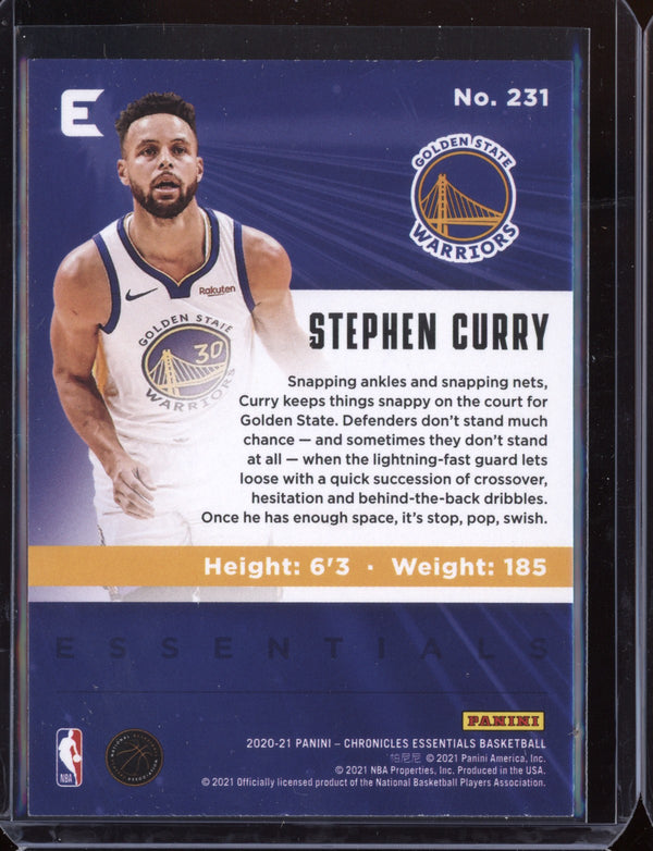 Stephen Curry 2020-21 Panini Chronicles Essentials