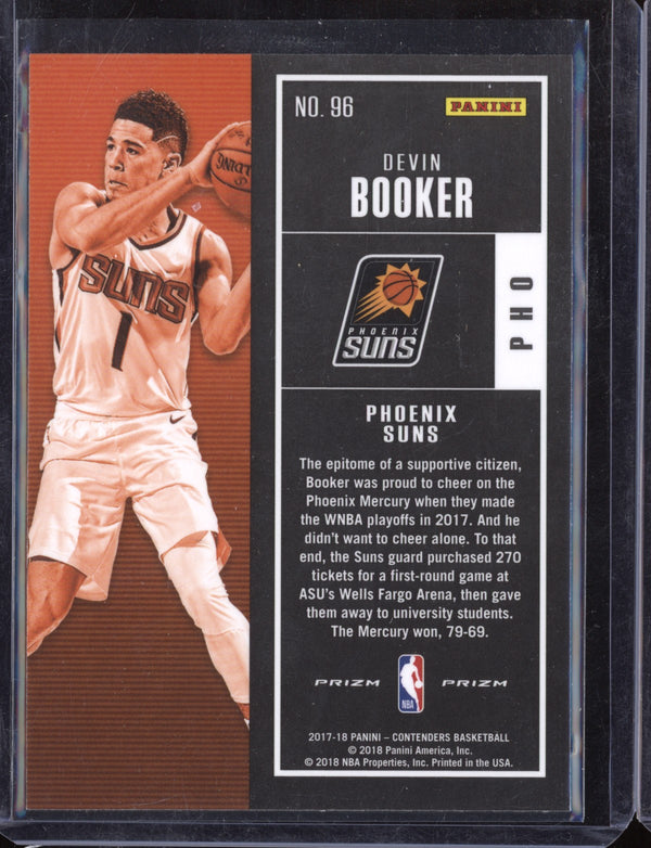 Devin Booker 2017/18 Panini Contenders Premium Edition