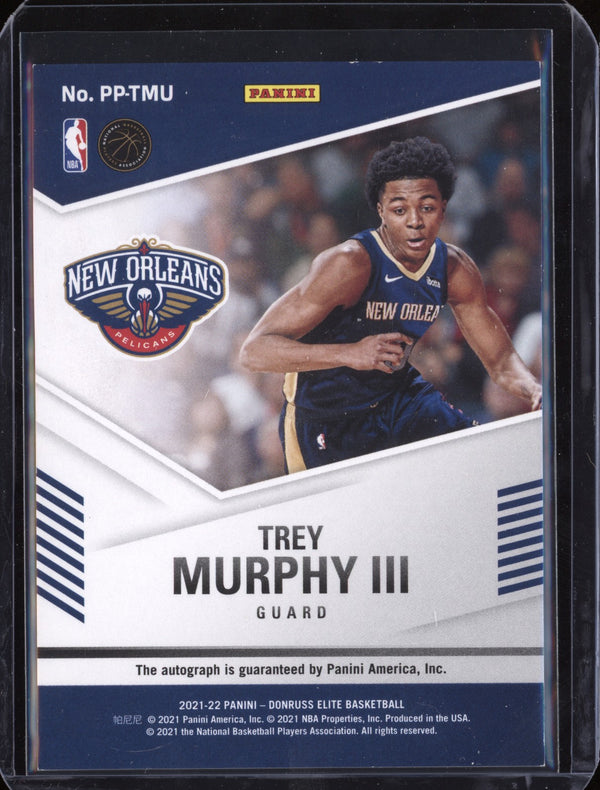 Trey Murphy III 2021/22 Panini Elite Pen Pals Auto  RC 149/149