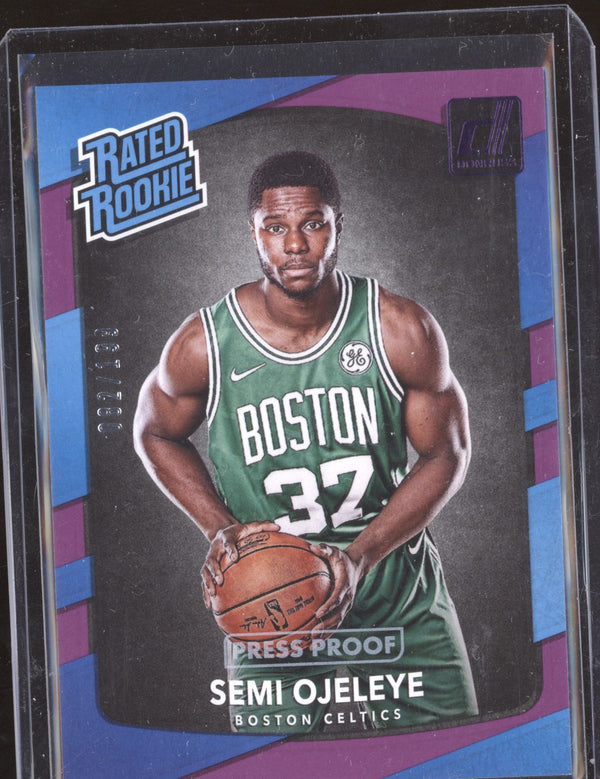 Semi Ojeleye 2017-18 Panini Donruss 164 Press Proof Purple  RC 082/199