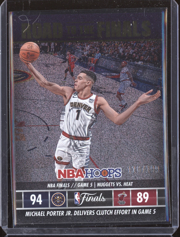 Michael Porter Jr. 2023/24 Panini Hoops 4 Road to the Finals 116/199