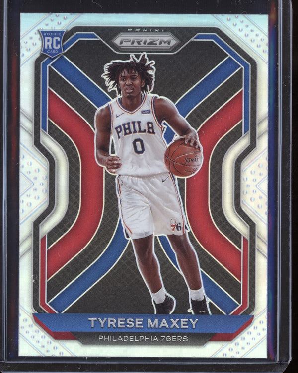 Tyrese Maxey 2020/21 Panini Prizm Silver RC