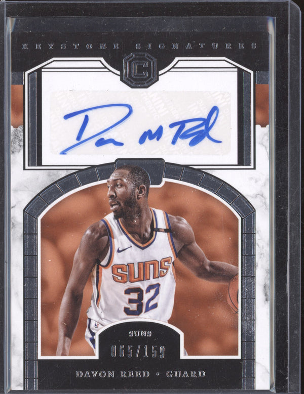 Davon Reed 2017-18 Panini Cornerstones  KS-DRD Keystone Signatures 65/159