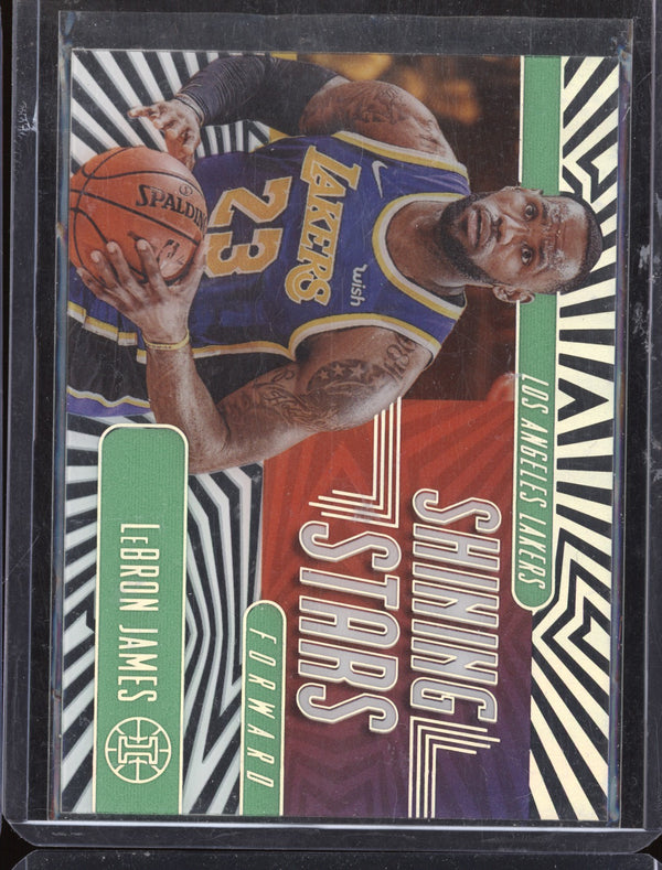 LeBron James 2019-20 Panini Illusions 5 Shining Stars