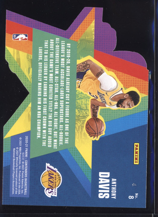 Anthony Davis 2020/21 Panini Contenders Superstar Die-Cut