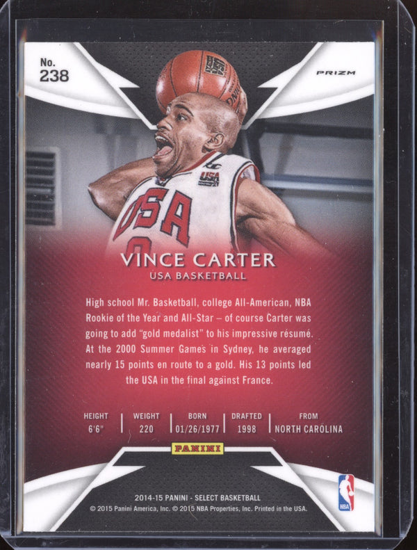 Vince Carter 2014-15 Panini Select 238 Courtside Silver