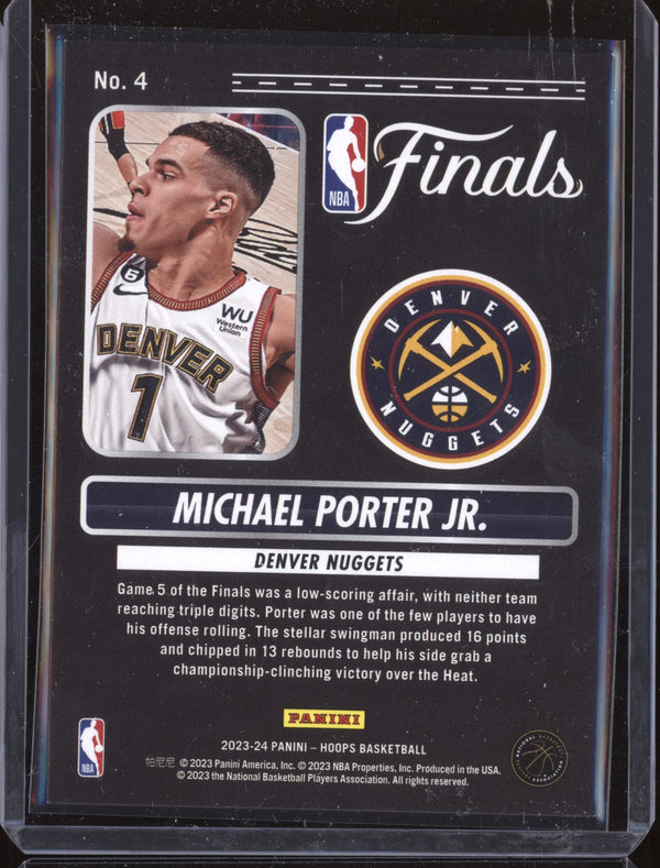 Michael Porter Jr. 2023/24 Panini Hoops 4 Road to the Finals 116/199