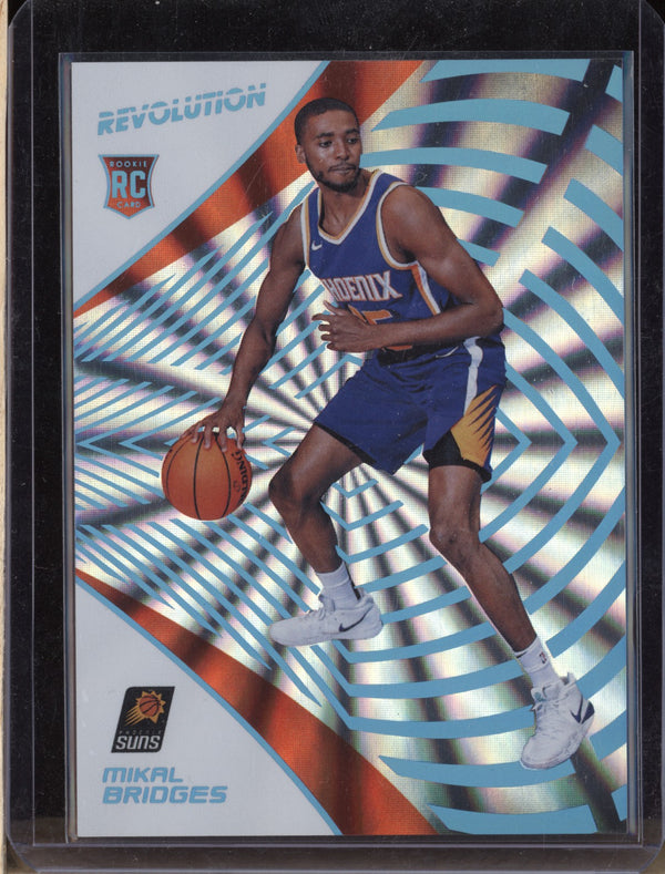 Mikal Bridges 2018-19 Panini Revolution 141 Sunburst RC 75/75