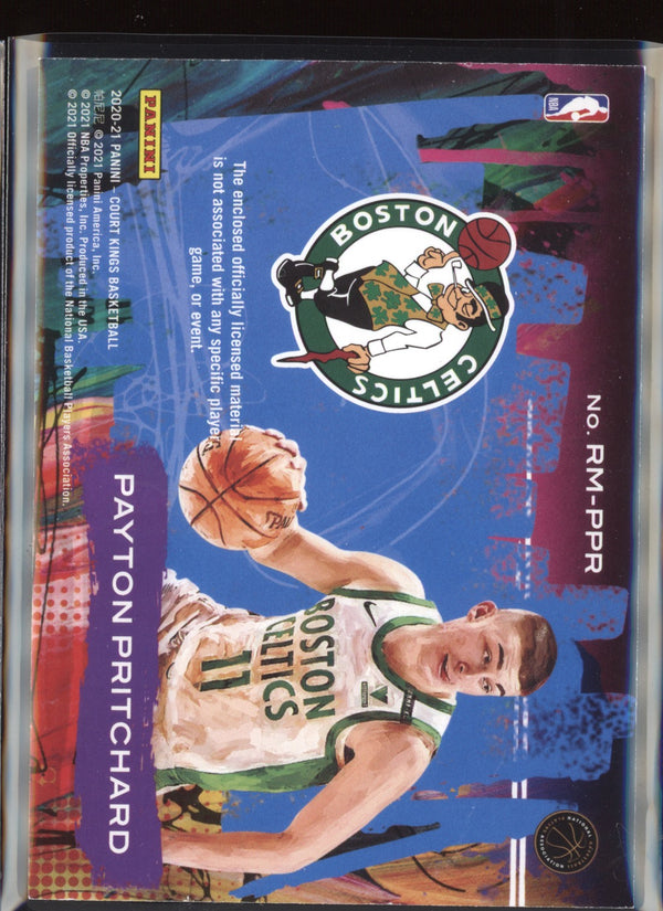 Payton Pritchard 2020-21 Panini Court Kings Rookie Expression Jersey RC