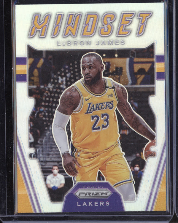 Lebron James 2021-22 Panini Prizm Mindset Silver