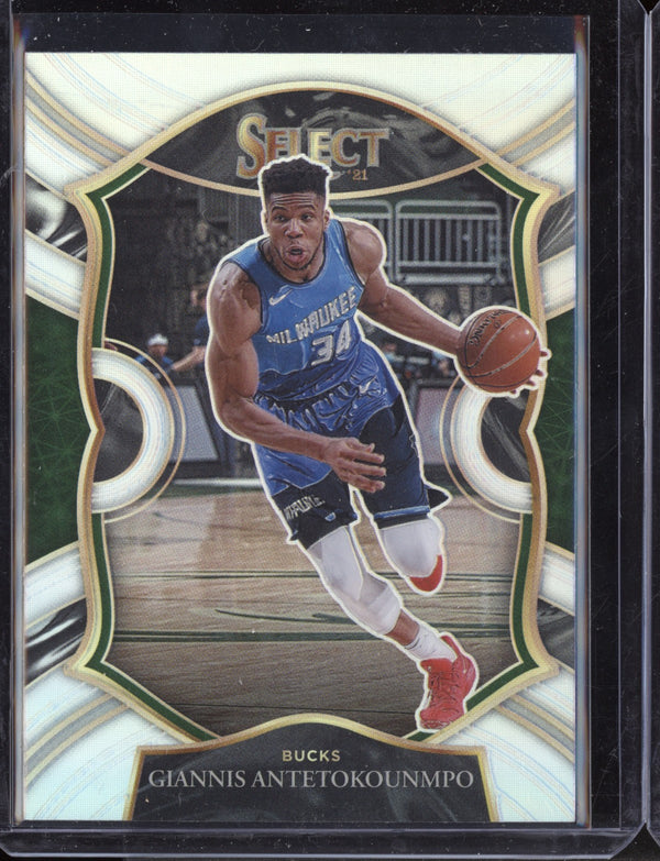 Giannis Antetokounmpo 2020-21 Panini Select Concourse Silver