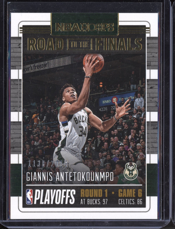 Giannis Antetokounmpo  2018-19 Panini Hoops Road to the Finals 1st Round 1138/2018