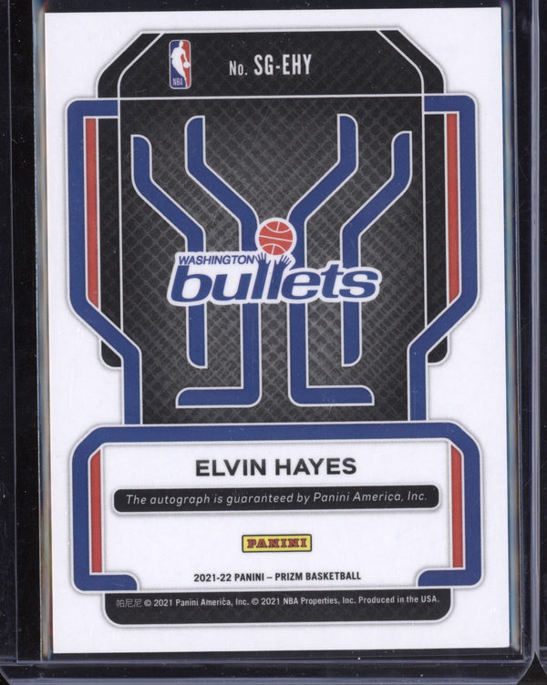 Elvin Hayes 2021-22 Panini Prizm Signatures