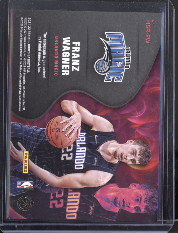Franz Wagner 2021/22 Panini Hoops Hot Signatures Rookie RC