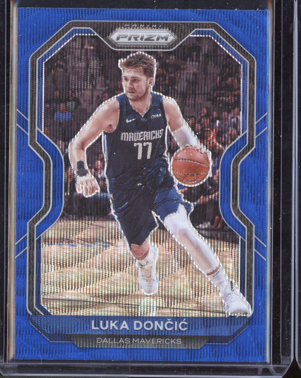 Luka Doncic 2020-21 Panini Prizm Blue Wave RC