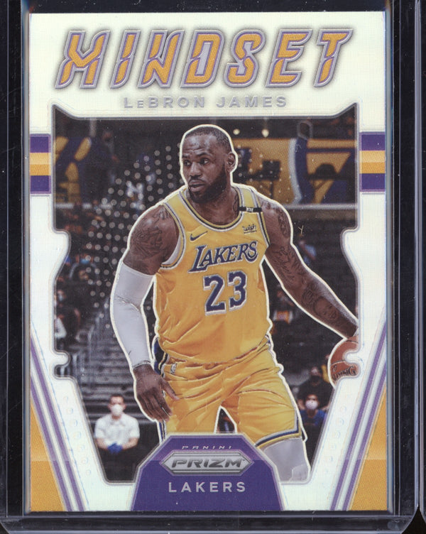 Lebron James 2021-22 Panini Prizm Mindset Silver