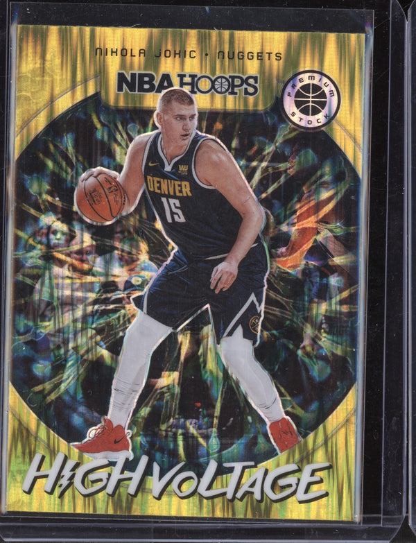 Nikola Jokic 2019-20 Panini Hoops Premium Stock High Voltage Flash