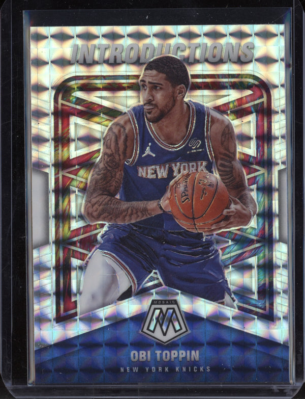 Obi Toppin 2020-21 Panini Mosaic Introductions RC