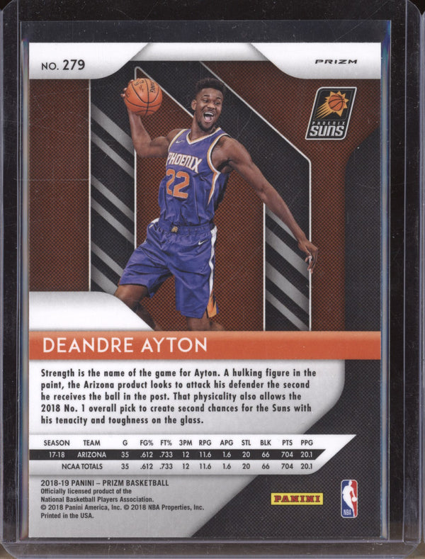 Deandre Ayton 2018-19 Panini Prizm 279 Silver RC