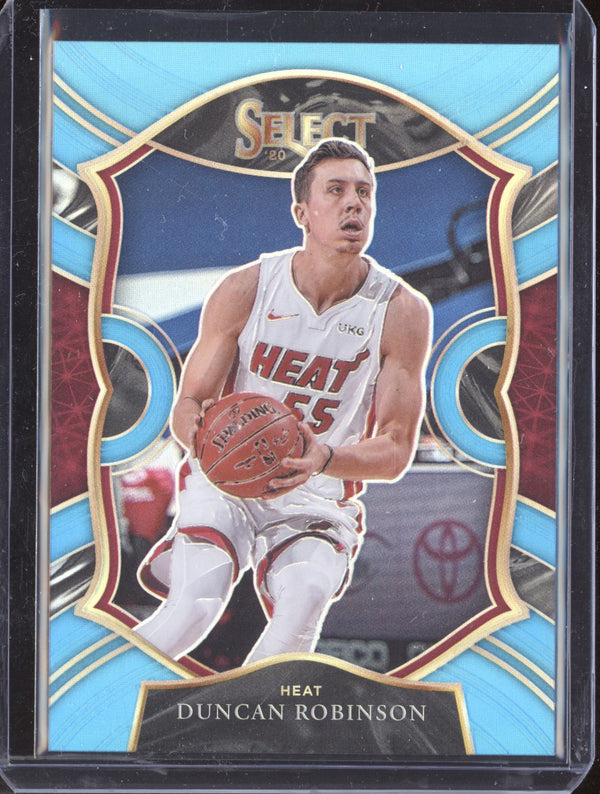 Duncan Robinson 2020-21 Panini Select 30 Concourse Light Blue 167/299