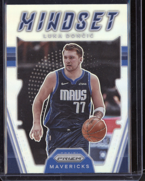 Luka Doncic 2021-22 Panini Prizm Mindset Silver