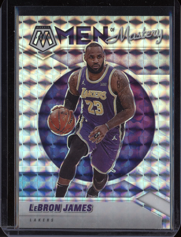 LeBron James 2020-21 Panini Mosaic Men of Mastery Mosaic