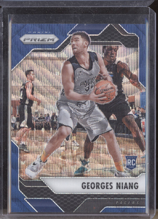 Georges Niang 2016-17 Panini Prizm 187 Blue Wave RC 41/99