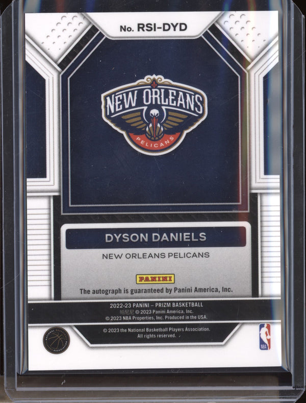 Dyson Daniels 2022-23 Panini Prizm RSI-DYD Rookie Signatures RC