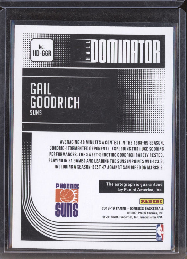 Gail Goodrich 2018-19 Panini Donruss HD-GGR Hall Dominator Signatures 80/99