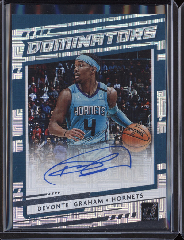 Devonte' Graham 2020/21 Panini Donruss Choice Dominators Signature 24/49