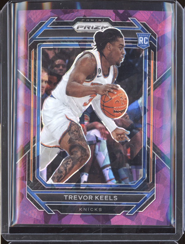 Trevor Keels 2022-23 Panini Prizm 260 Purple Ice  RC 26/149