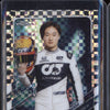 Yuki Tsunoda 2021 Topps Chrome Formula One Checker Flag RC