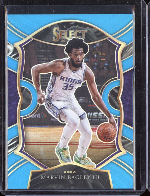 Marvin Bagley 2020-21 Panini Select Concourse Light Blue 167/299