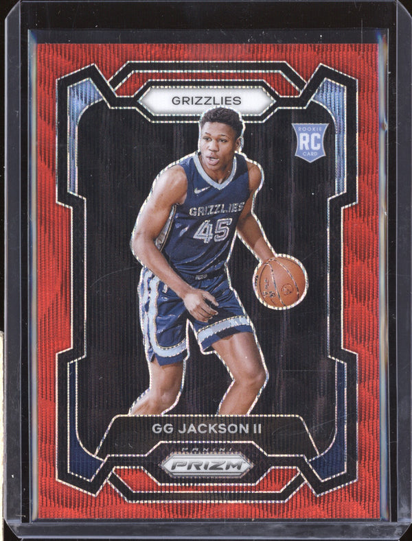 GG Jackson II 2023-24 Panini Prizm 179 Ruby Wave RC