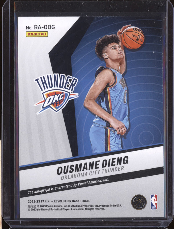 Ousmane Dieng 2022-23 Panini Revolution RA-ODG Auto RC