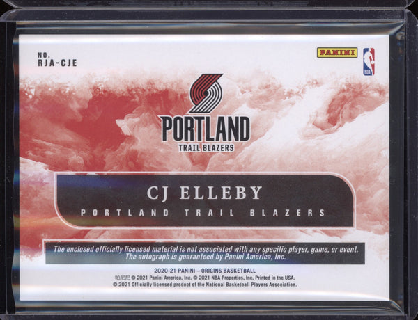 CJ Elleby 2020-21 Panini Origins Rookie Jersey Autographs RC 45/99