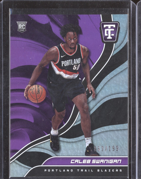 Caleb Swanigan 2017-18 Panini Totally Certified  124 Purple  RC 62/199