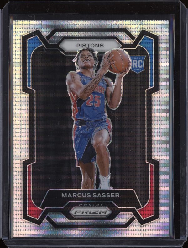 Marcus Sasser 2023-24 Panini Prizm 174 Pulsar RC