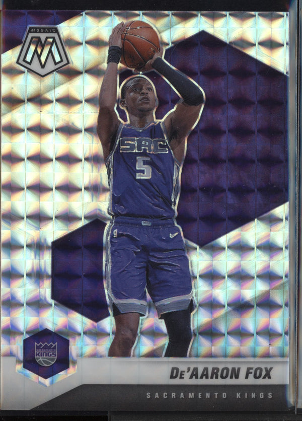 De'Aaron Fox  2020/21 Panini Mosaic Mosaic