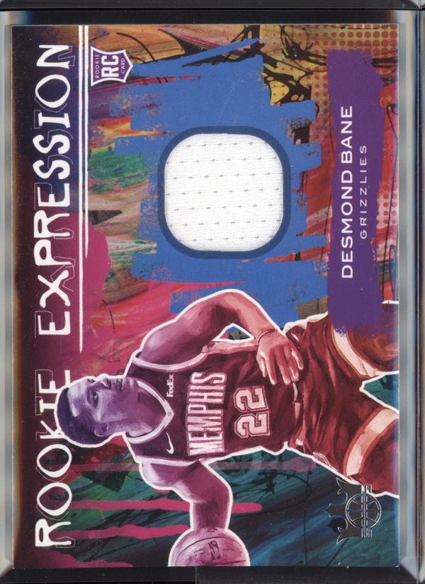 Desmond Bane 2020-21 Panini Court Kings Rookie Expression Jersey RC