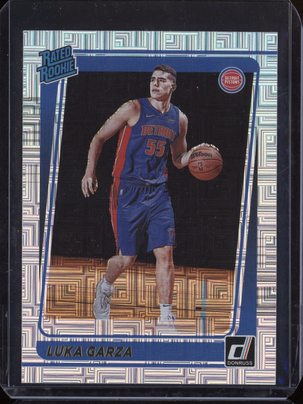 Luka Garza 2021/22 Panini Donruss Choice Rated Rookie RC