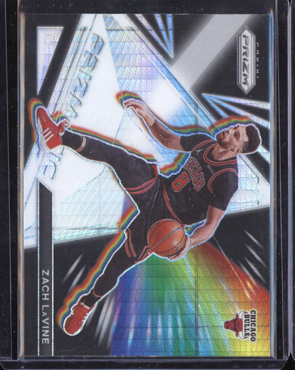 Zach Lavine 2021-22 Panini Prizm Prizmatic Hyper