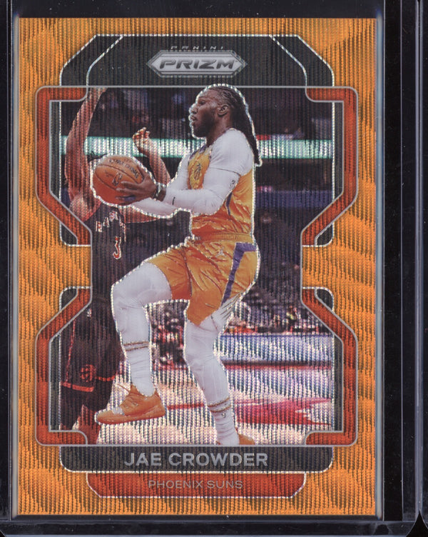 Jae Crowder 2021-22 Panini Prizm Orange Wave 07/60