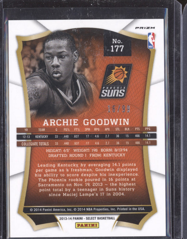 Archie Goodwin 2013-14 Panini Select 177 Purple RC 16/99