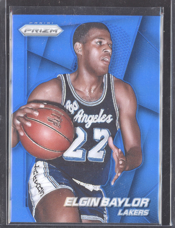 Elgin Baylor 2014-15 Panini Prizm 198 Blue 42/99