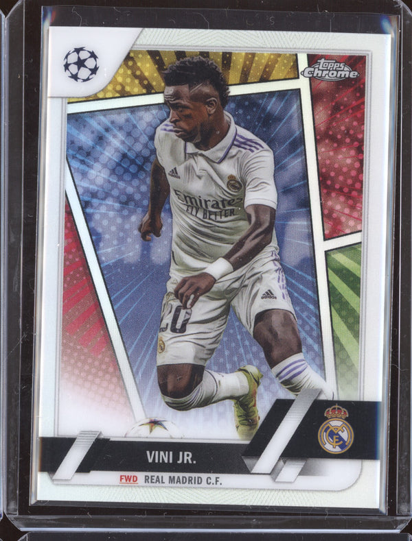 Vini Jr 2022-23 Topps Chrome UEFA Club 20 Hero Variation