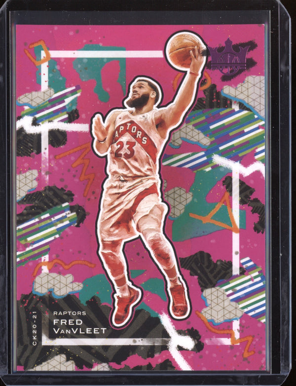 Fred VanVleet 2020-21 Panini Court Kings Pink 32/99