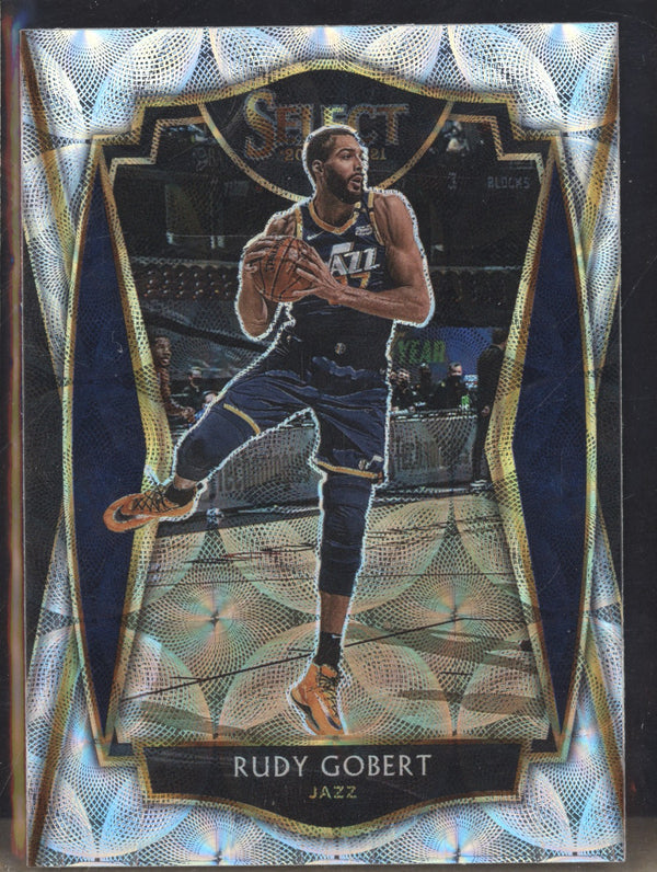 Rudy Gobert 2020-21 Panini Select 146 Premier Level Scope